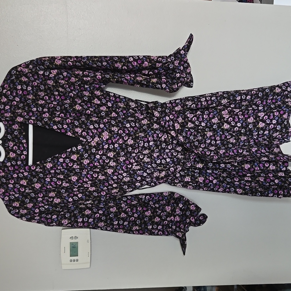 En Saison Black Floral Dress